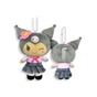 Sanrio Kuromi Tan Uniform Plush Mascot Keychain V581-4990270160510