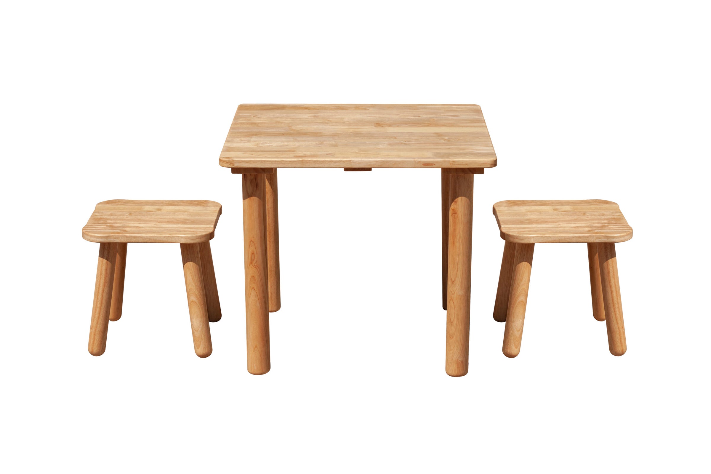 Classic Square table and 2 stools V59-1050