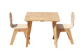 Danish Square table and 2 chairs V59-1052