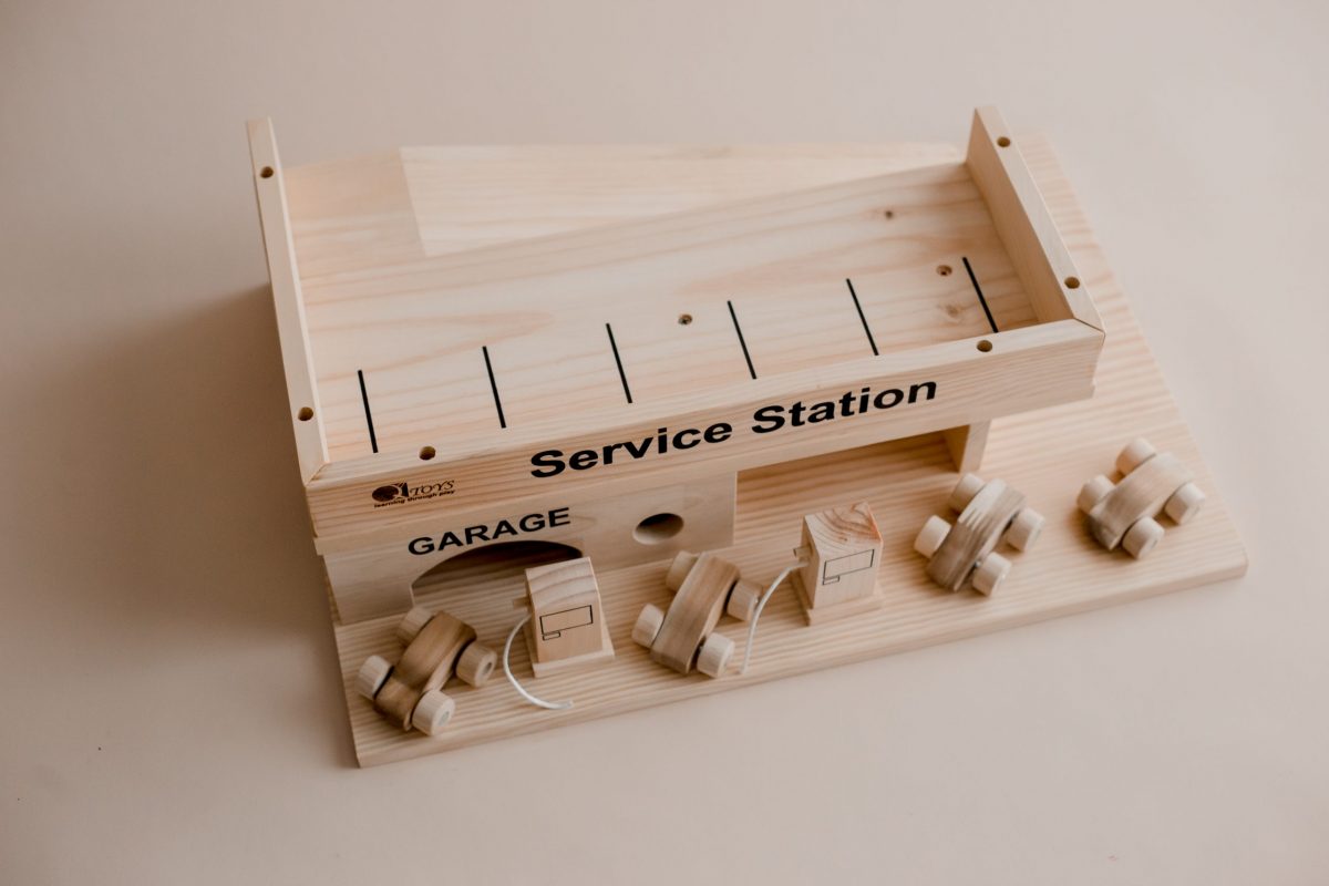 Solid Wooden Service Station V59-250
