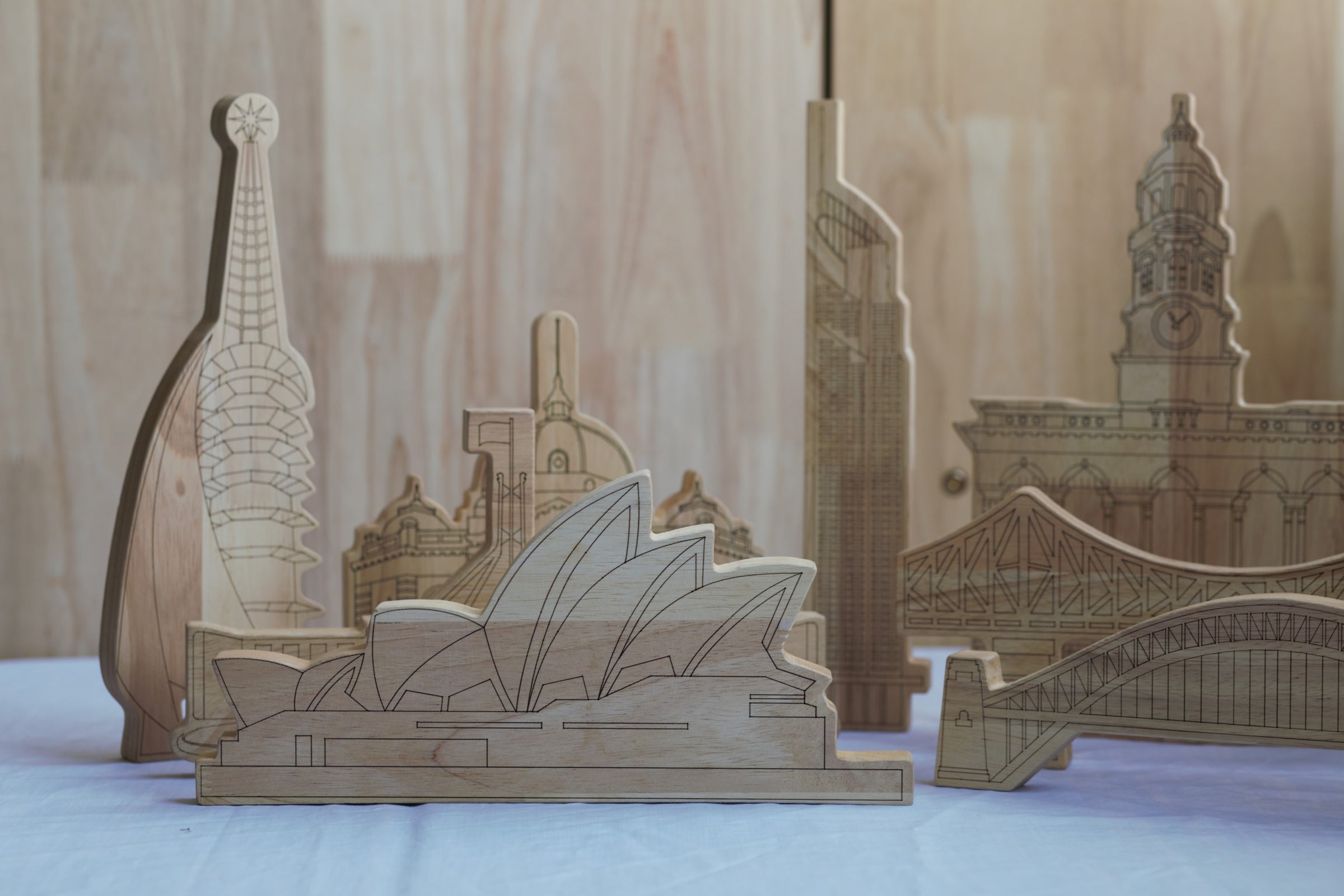 Australian landmark set of 8 V59-281