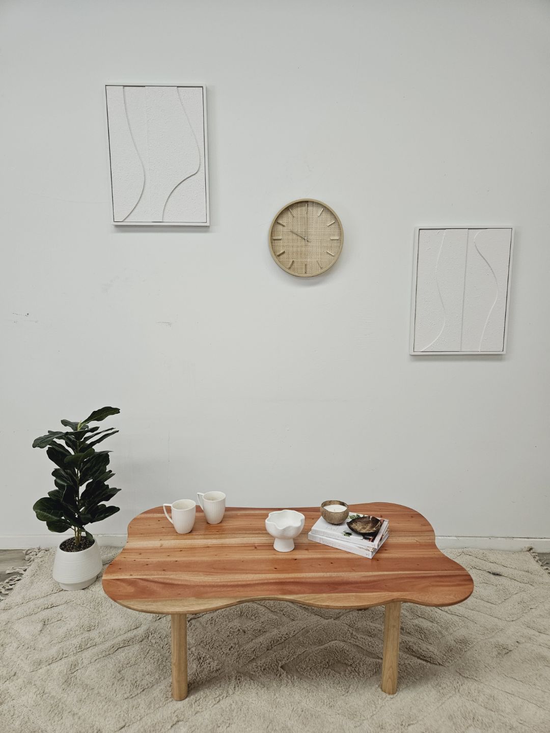 Hardwood Cloud coffee table V59-392