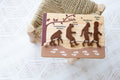 Human evolution puzzle and lacing set V59-414