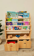 4 Tier bookshelf and drawers V59-468