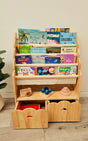 4 Tier bookshelf and drawers V59-468