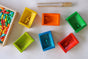 Coloured Bamboo Sorting Containers V59-576