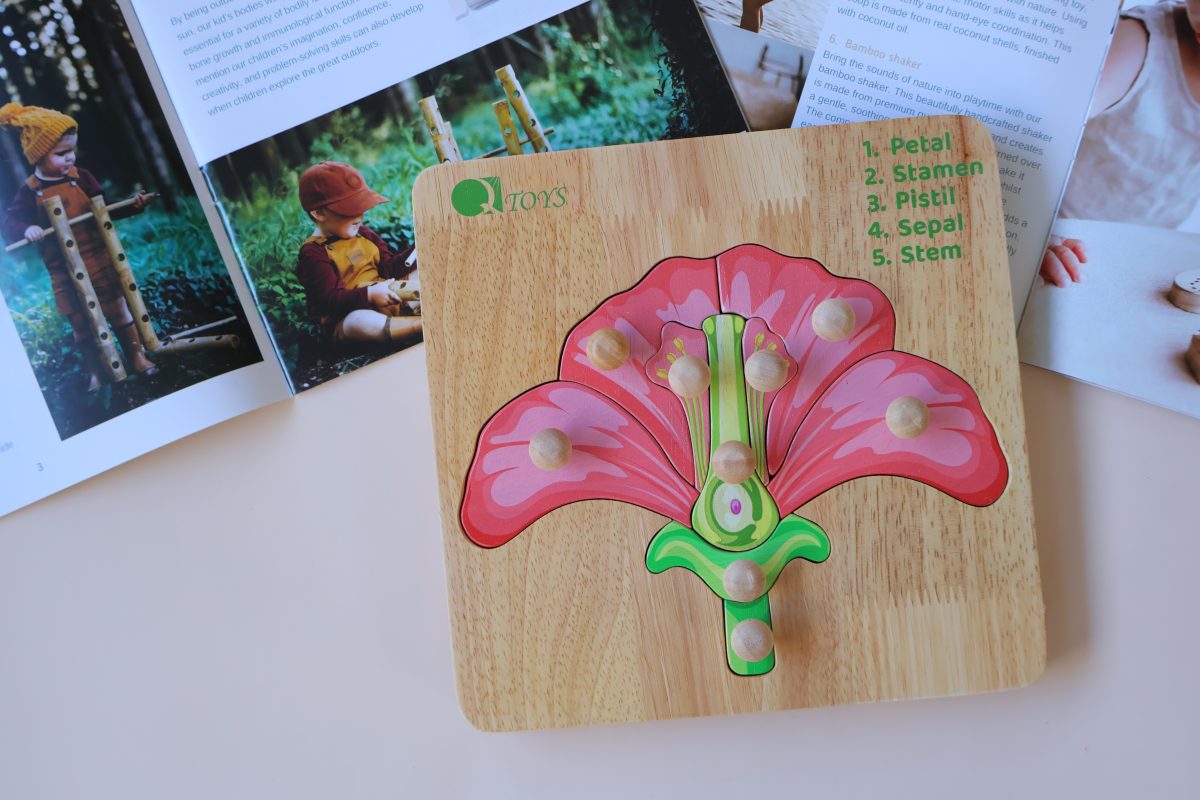 Montessori Parts of a Flower Puzzle V59-621