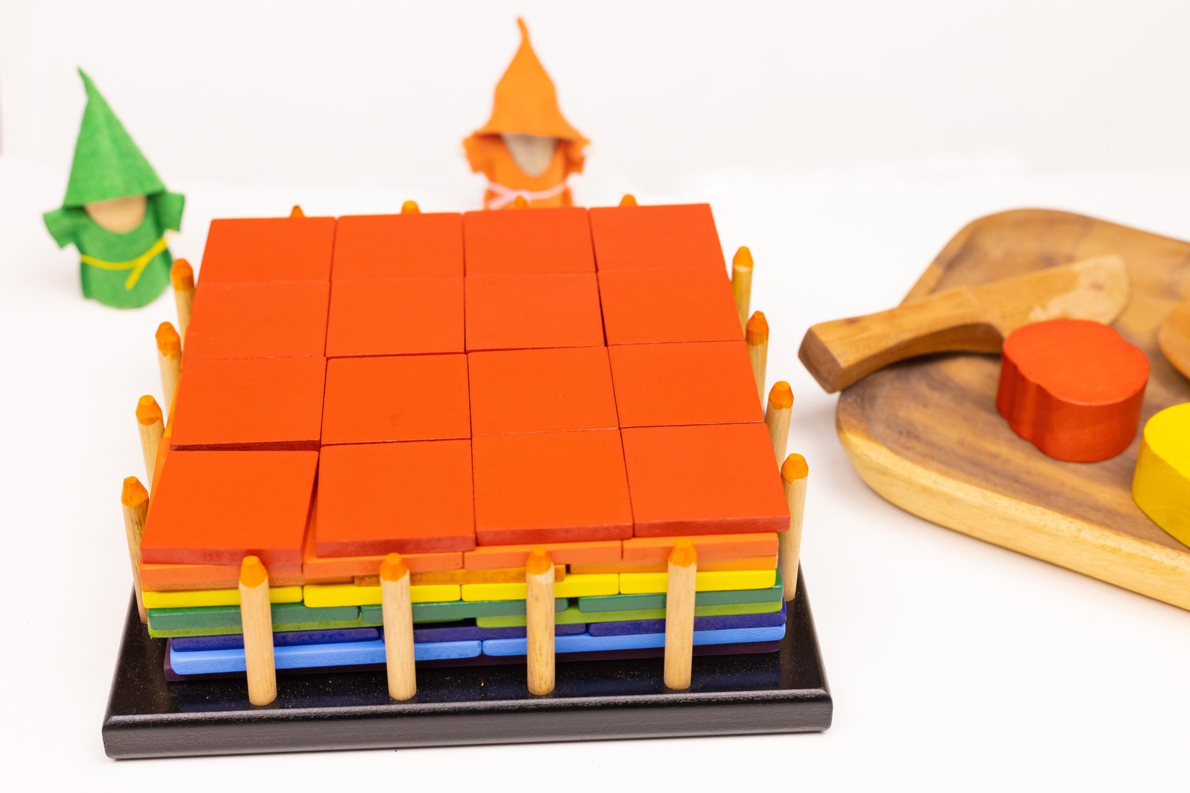 Square Fractions Cake V59-632