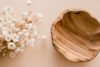 Flower Wooden Bowl V59-789