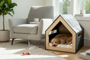 Modern Pet House Dog Crate (White)