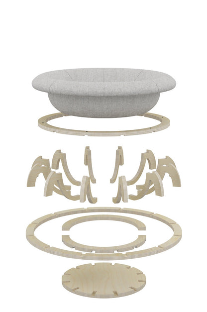 Timber Gyro Cat Nest Bed V600-PB-YKJ167
