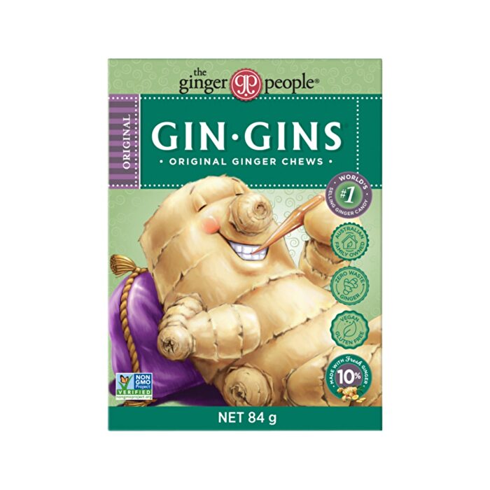 Gin Gins Ginger Candy Chewy Original 12x84g V604-346526