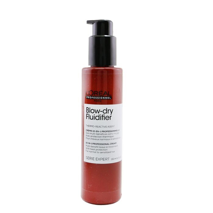 L'Oreal Professionnel Serie Expert - Blow-Dry Fluidifier Thermo-Reactive Agent 10 in 1 Professional Cream V604-380892