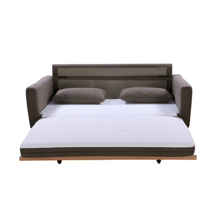 SHASA 2 Seater Pull-out Sofa bed Grey taupe V606-FURNI-SOF-T330-SHAS-GT