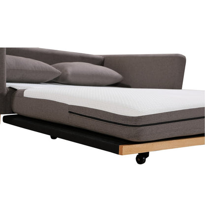 SHASA 2 Seater Pull-out Sofa bed Grey taupe V606-FURNI-SOF-T330-SHAS-GT
