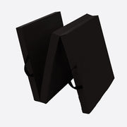 Folding Exercise Floor Mat Dance Yoga Gymnastics Training Home Judo Pilates Gym - Black V610-180MAT-BLACK