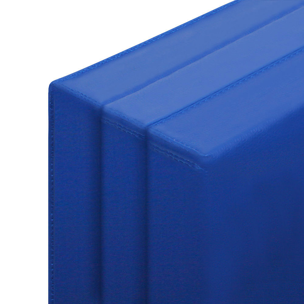 Folding Exercise Floor Mat Dance Yoga Gymnastics Training Home Judo Pilates Gym - Blue V610-180MAT-BLUE