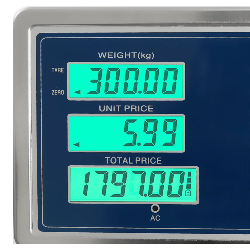 300kg Electronic Digital Platform Scale Computing Postal Shop Scales Weight V610-300KG SCALE