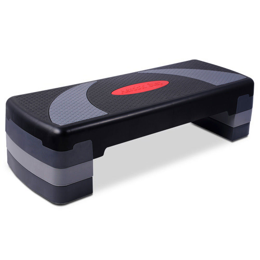 3 Levels Aerobic Workout Home Gym 4 Block Bench Step Stepper V610-AEROSTE-3LEV