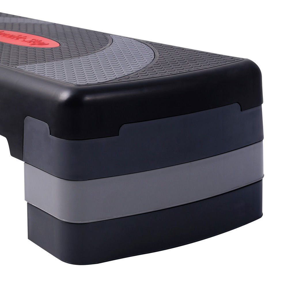 3 Levels Aerobic Workout Home Gym 4 Block Bench Step Stepper V610-AEROSTE-3LEV