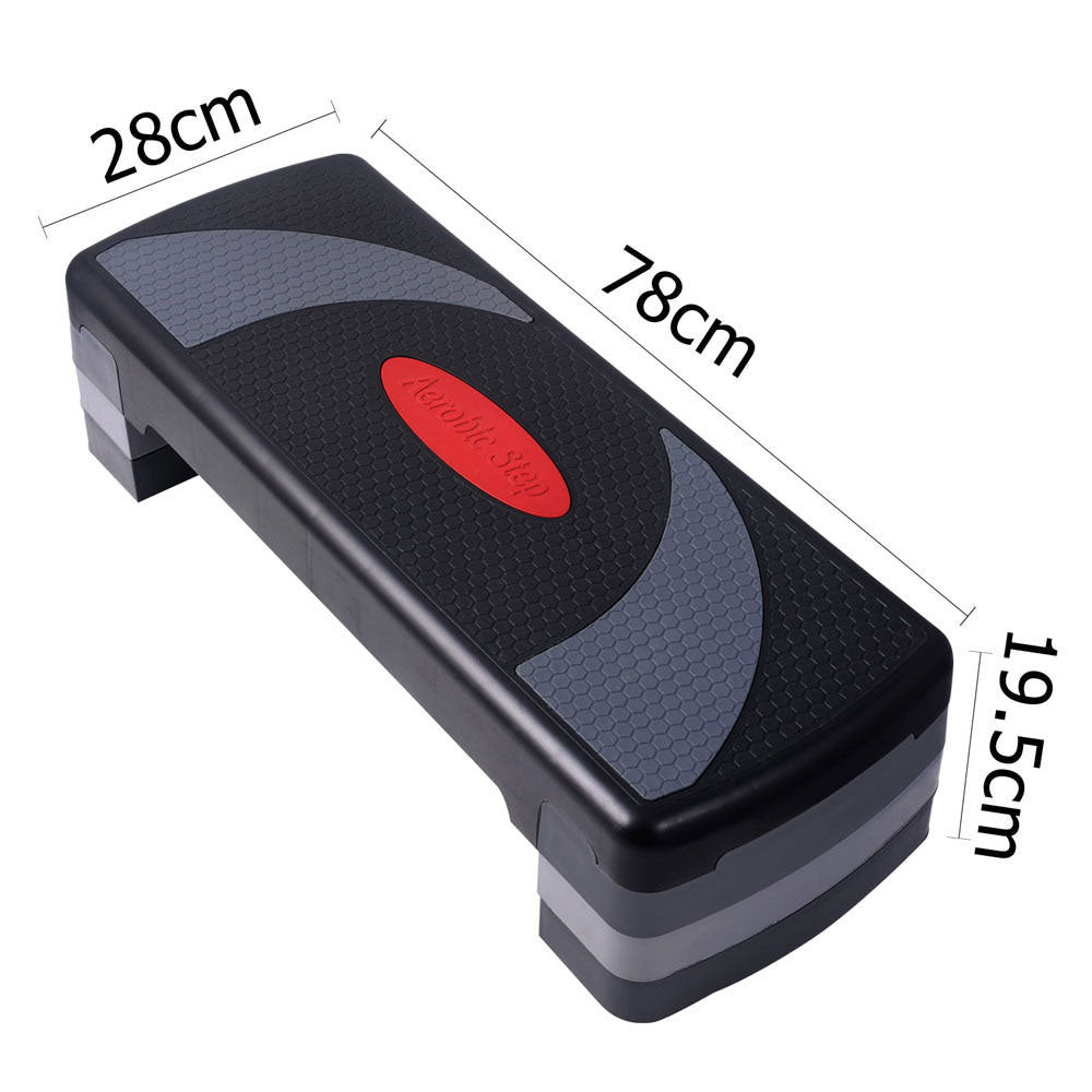 3 Levels Aerobic Workout Home Gym 4 Block Bench Step Stepper V610-AEROSTE-3LEV