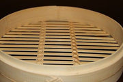 6 Inch Bamboo Steamer Set-2 Steamer Baskets With 1 Lid V610-BAMSTEA-6