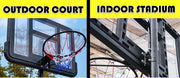 Basketball Hoop Stand System Portable Adjustable Height Ring Backboard Net Rim V610-BAS-0021A