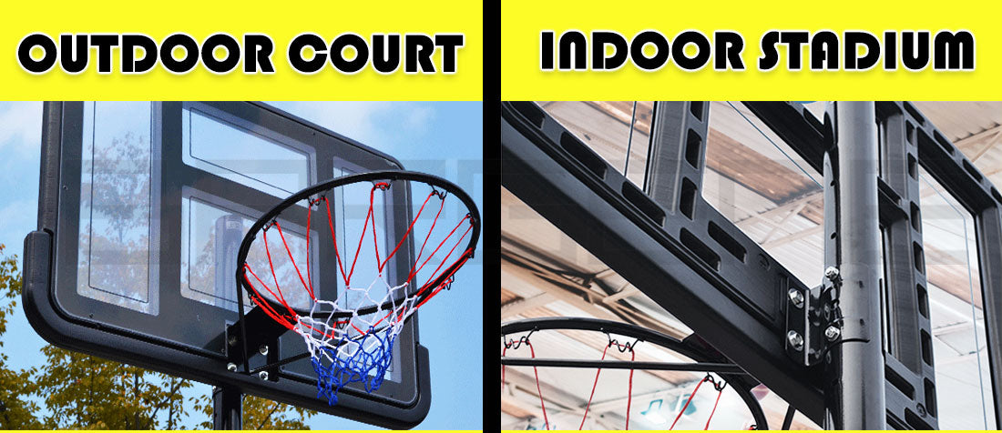 Basketball Hoop Stand System Portable Adjustable Height Ring Backboard Net Rim V610-BAS-0021A
