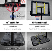 Basketball Hoop Stand System Portable Adjustable Height Ring Backboard Net Rim V610-BAS-0021A