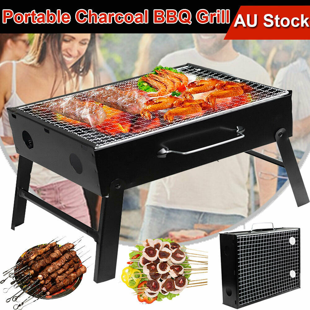 Outdoor Camping Portable & Foldable Charcoal BBQ Grill Hibachi Picnic Barbecue V610-BBQ32