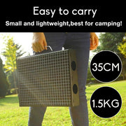 Outdoor Camping Portable & Foldable Charcoal BBQ Grill Hibachi Picnic Barbecue V610-BBQ32