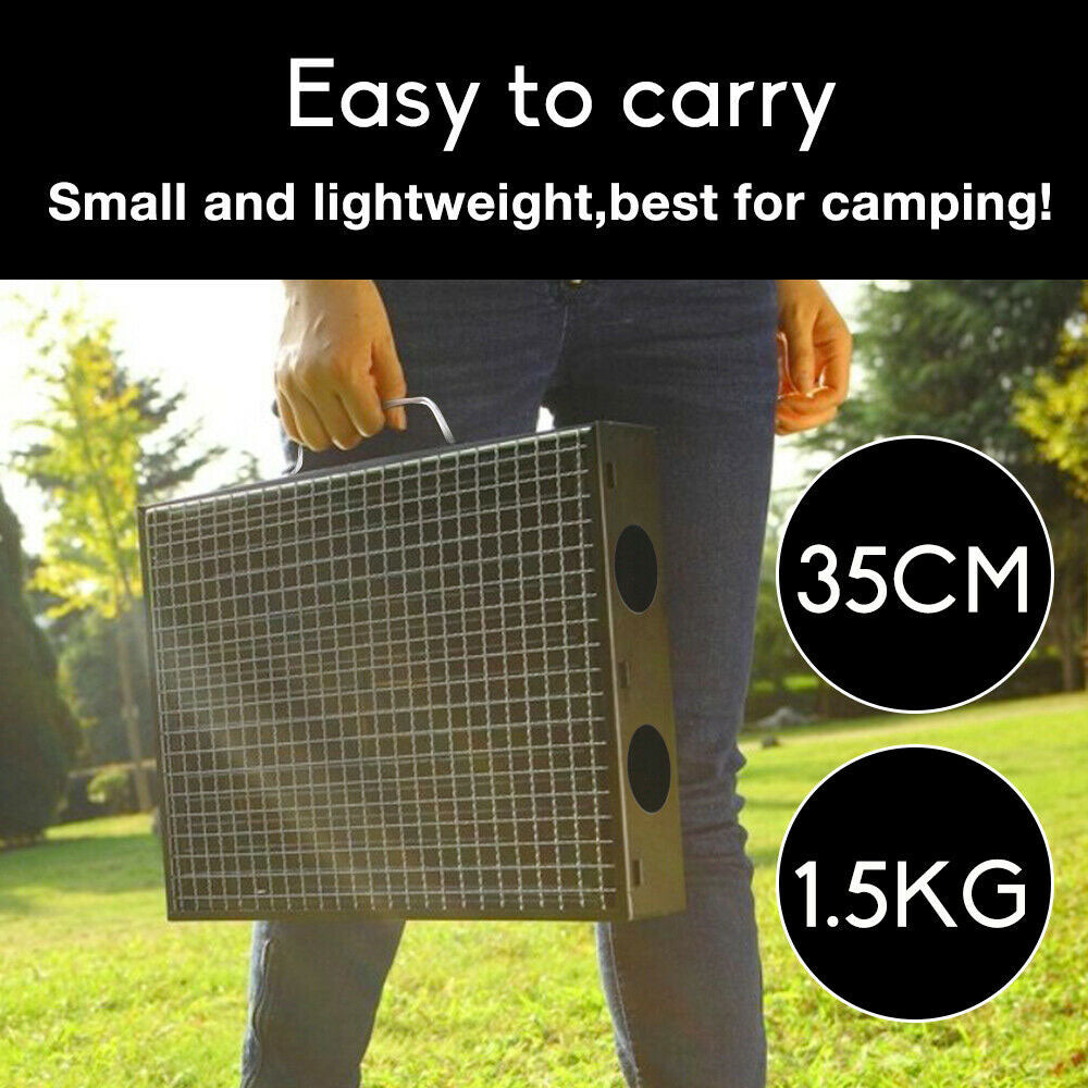 Outdoor Camping Portable & Foldable Charcoal BBQ Grill Hibachi Picnic Barbecue V610-BBQ32