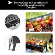 Outdoor Camping Portable & Foldable Charcoal BBQ Grill Hibachi Picnic Barbecue V610-BBQ32