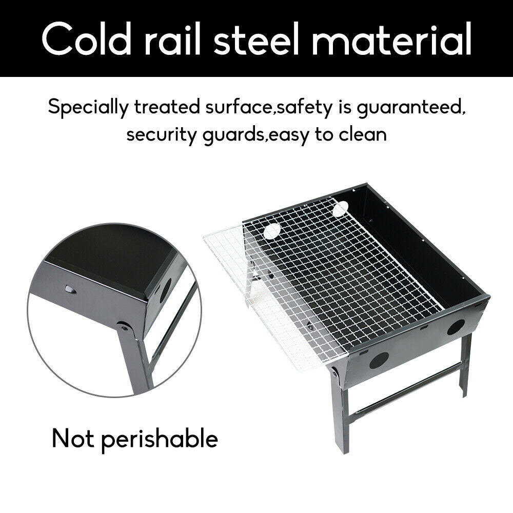 Outdoor Camping Portable & Foldable Charcoal BBQ Grill Hibachi Picnic Barbecue V610-BBQ32