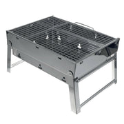 Portable Stainless Steel BBQ Charcoal Wood Outdoor Barbecue Grill Camping Picnic V610-BBQ32-SIL