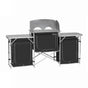 Deluxe Aluminium Foldable Camping Kitchen Picnic Cupboard Bench Table Windshield V610-CAMKIT-MT-2