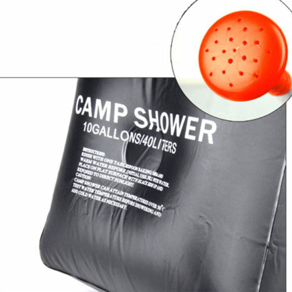 40L Craig Camp Shower Bag Solar Heated Water Pipe Portable Camping Hiking Travel V610-CAMSHOW-40L