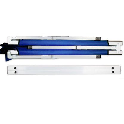 Camping Bed Folding Stretcher Light Weight w/ Carry Bag Camp Portable - blue V610-CAMSTRECOL-BLU
