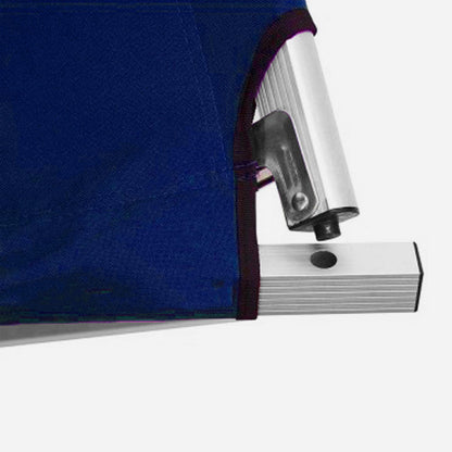 Camping Bed Folding Stretcher Light Weight w/ Carry Bag Camp Portable - blue V610-CAMSTRECOL-BLU