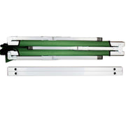Camping Bed Folding Stretcher Light Weight w/ Carry Bag Camp Portable - green V610-CAMSTRECOL-GR
