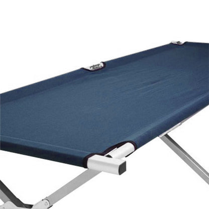 Camping Bed Folding Stretcher Light Weight w/ Carry Bag Camp Portable - navy V610-CAMSTRECOL-NAV