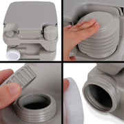 10L Outdoor Portable Camping Toilet V610-CAMTOI-10L