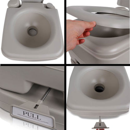10L Outdoor Portable Camping Toilet Bonus Carry Bag V610-CAMTOI-10L-BA