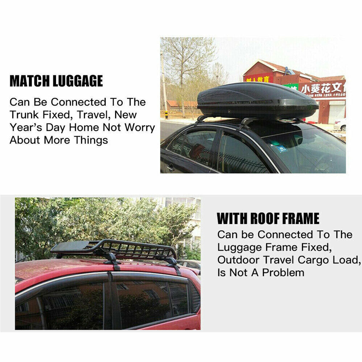 100cm Universal Car Roof Racks Carrier Adjustable Cross Bars Aluminium Alloy Lockable V610-CAR-HGCR-100