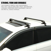 105cm Universal Car Roof Racks Carrier Adjustable Cross Bars Aluminium Alloy Lockable V610-CAR-HGCR-105