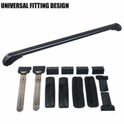 105cm Universal Car Roof Racks Carrier Adjustable Cross Bars Aluminium Alloy Lockable V610-CAR-HGCR-105
