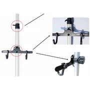 Heavy Duty Aluminum Alloy 2 Bike Bicycle Hanger Parking Rack Storage Stand To 4M V610-CYC-ALUBIKRAC-4M