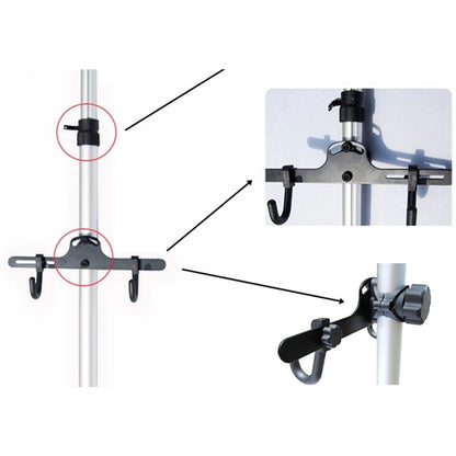 Heavy Duty Aluminum Alloy 2 Bike Bicycle Hanger Parking Rack Storage Stand To 4M V610-CYC-ALUBIKRAC-4M