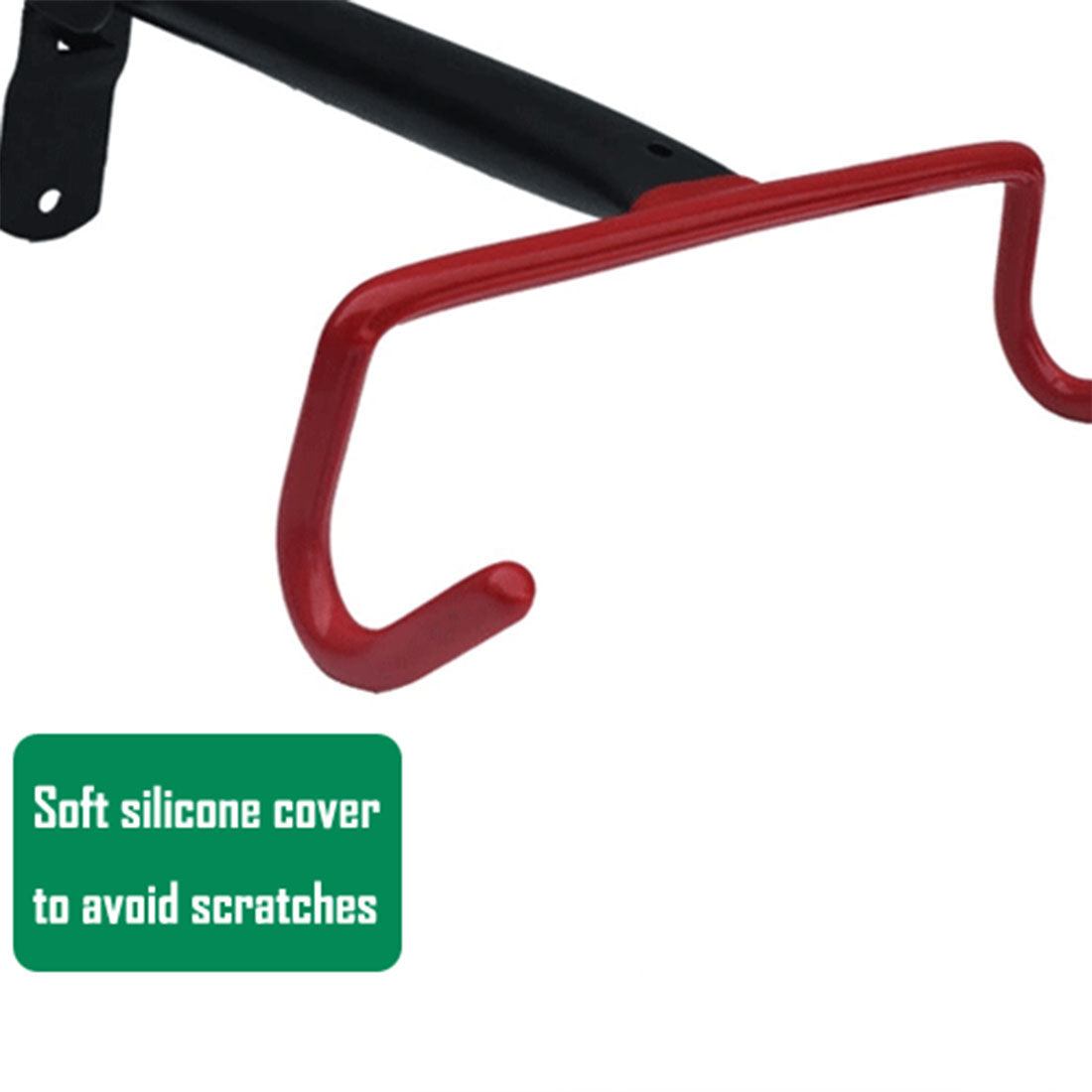 Large Premium Bike Bicycle Hanger Hook Wall Mounted Garage Storage Rack Mount V610-CYC-BIKREDHOO-LAR