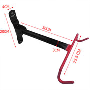 Large Premium Bike Bicycle Hanger Hook Wall Mounted Garage Storage Rack Mount V610-CYC-BIKREDHOO-LAR